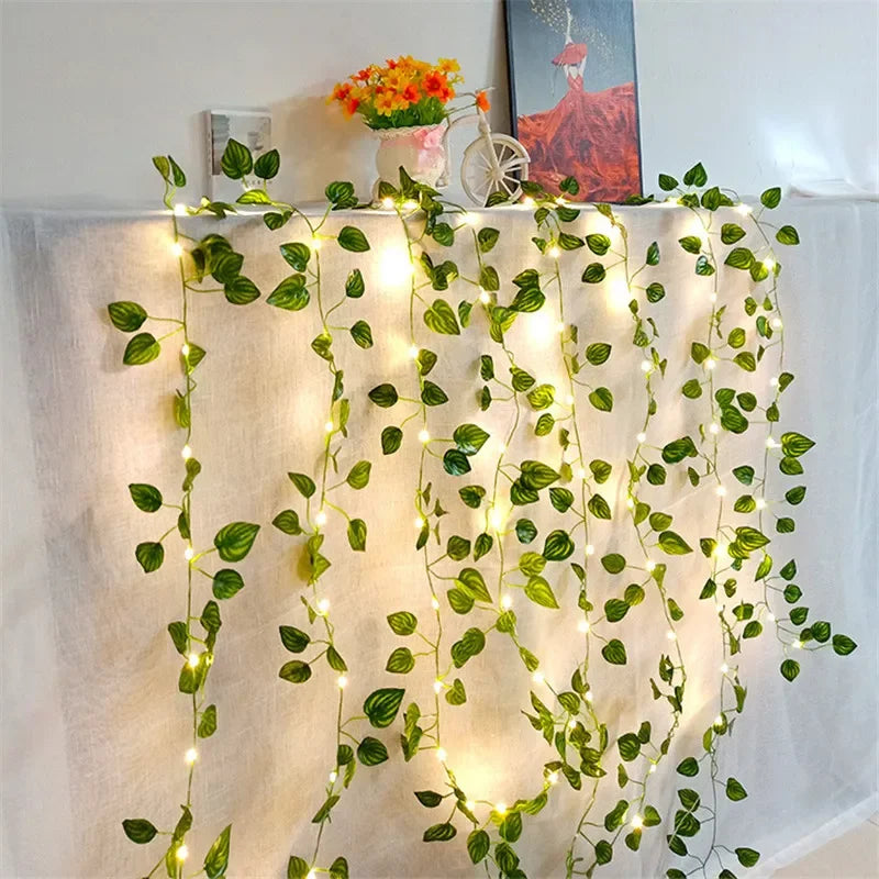 Leaf Garland Lights -Battery Operated LED String Lights-