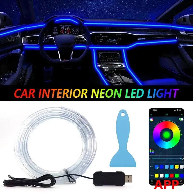  車用RGBアンビエントLEDライトストリップ