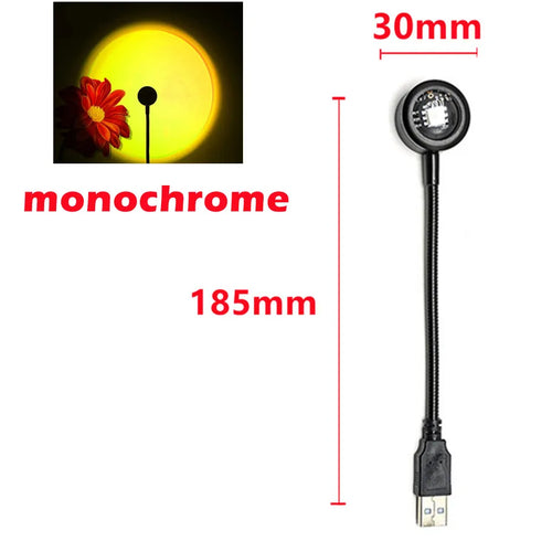 USBサンセットライト-360°カラーLED-