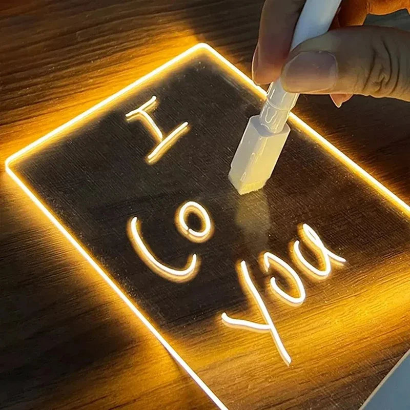 LEDメッセージボード -アクリルナイトライト-