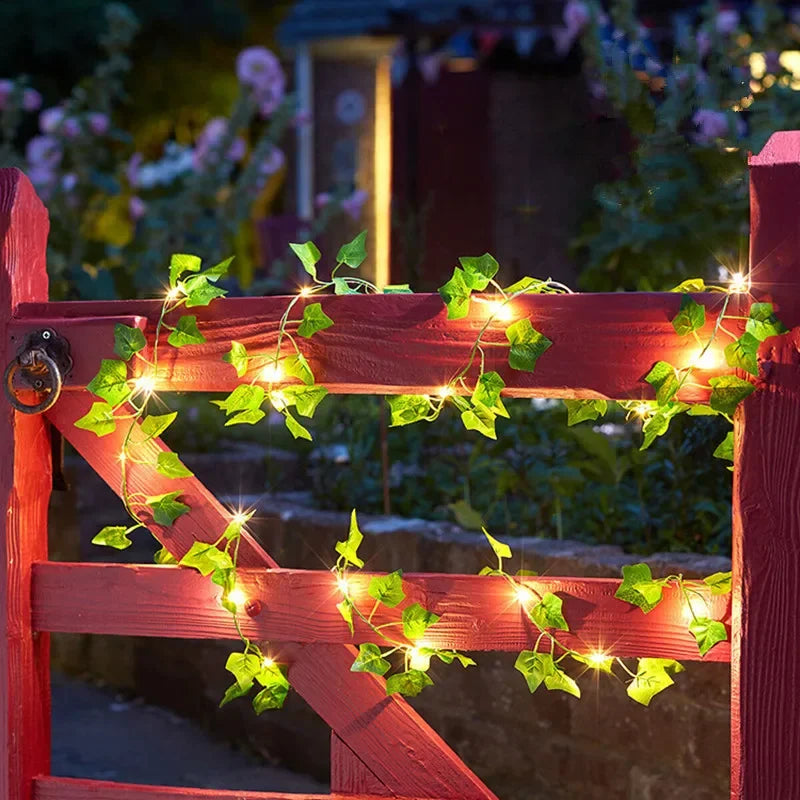 Leaf Garland Lights -Battery Operated LED String Lights-
